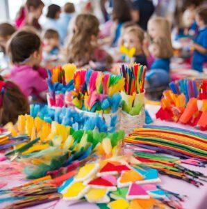 School Market Day Ideas - Colorful Decorations